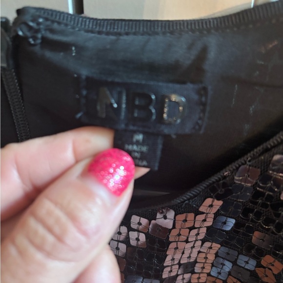 Revolve NBD Sequin Long Sleeve Bodysuit - Picture 5 of 6